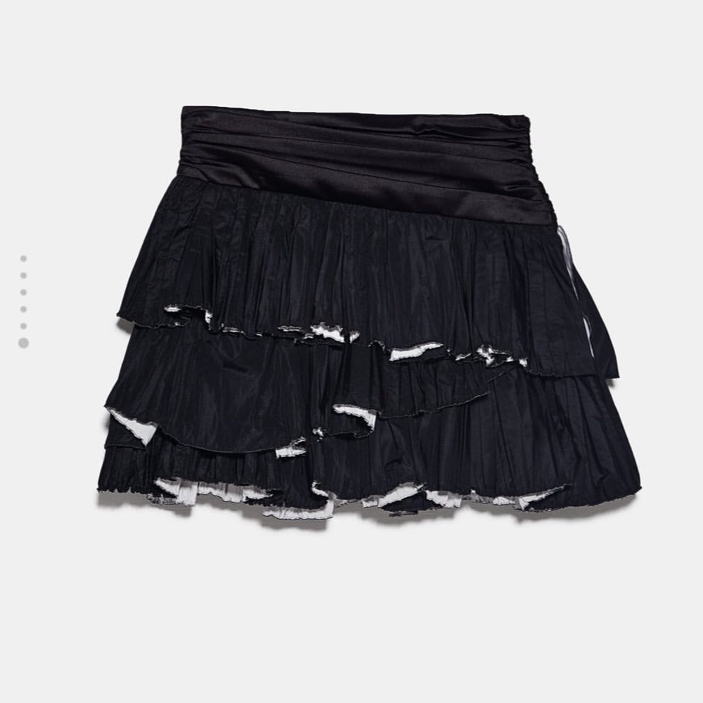 ZARA Ruffle Skirt